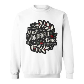 It's The Most Wonderful Time Of The Year Retro Christmas Sweatshirt - Thegiftio UK