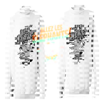 Ivory Coast Flag Ivory Coast Go Elephants Sweatshirt Unisex | Mazezy