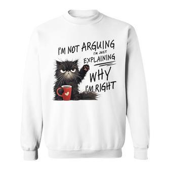 I´M Not Arguing I´M Just Explaining Why I´M Right Sweatshirt - Thegiftio UK