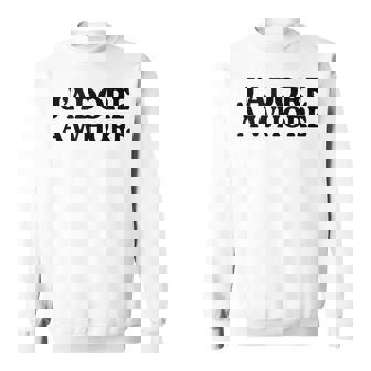 J'adore A Whore Slogan French Translation Sarcasm Pun Sweatshirt - Thegiftio