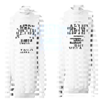 Jamestown Virginia Va Vintage Established Sports Sweatshirt | Mazezy