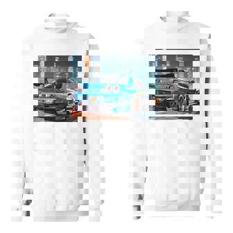 Jdmナイトドリフトレースカー東京スカイラインデザイン。 スウェットシャツ - Kawaiitshirt