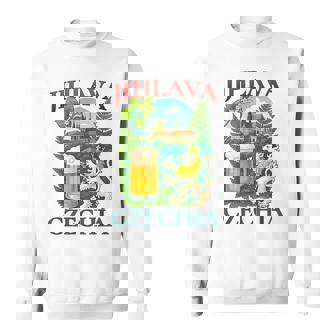 Jihlava Czechia Lion Beer Czech Republic Souvenir Sweatshirt Unisex | Mazezy