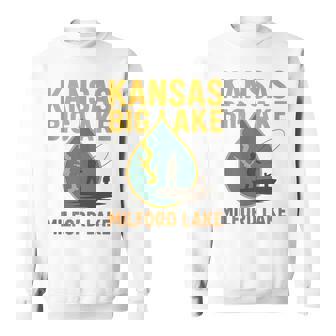 Kansas Big Lake Shirt Milford Lake Fishing Boat Graphic Tank Top Sweatshirt Unisex | Mazezy