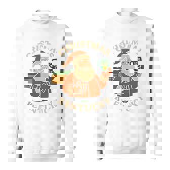 Kentucky Santa Mug Shirt Holiday KY Coffee Cocoa Horseshoe Tank Top Sweatshirt Unisex | Mazezy