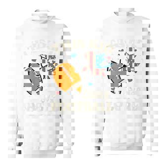 Kids This Kid Loves Football Lover American Flag Kids Sweatshirt Unisex | Mazezy