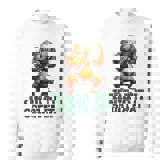 Kinda Fitorta Fat Gorilla ヘビーウェイトリフティング 面白いジム スウェットシャツ - Kawaiitshirt