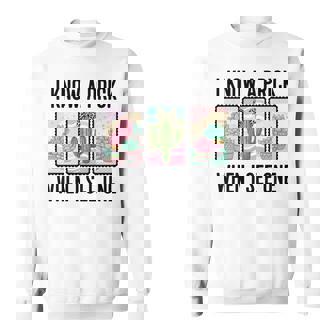 I Know A Prick When I See One Cactus Succulent Adult Humor Sweatshirt Unisex | Mazezy