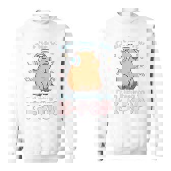 Kpop Can't Hear You I'm Listening To K-Pop Capybara Sweatshirt Unisex | Mazezy