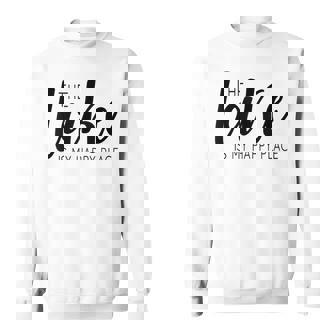 The Lake Is My Happy Place Vacation Saying Tank Top Sweatshirt Unisex | Mazezy