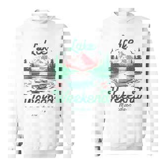 Lake Weekend Vacation Trip Madison Wisconsin Sweatshirt Unisex | Mazezy