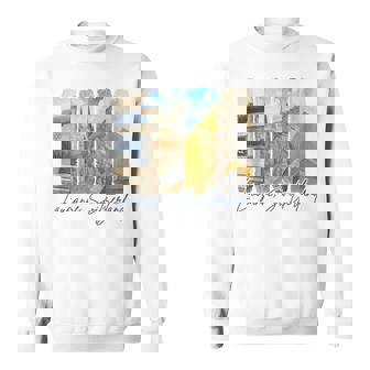 Lausanne Switzerland Traveling Brushstroke Souvenir Vacation Tank Top Sweatshirt Unisex | Mazezy