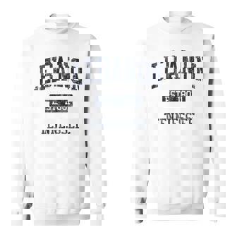 Lebanon TN JN4 Vintage Athletic Blue Tank Top Sweatshirt Unisex | Mazezy