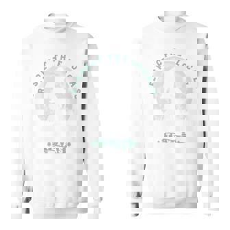 Liberty Hill Texas Bigfoot Night Walk Retro Moon Premium Sweatshirt Unisex | Mazezy