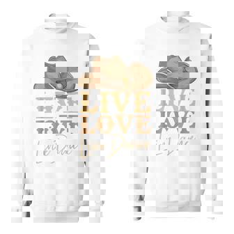 Line Dance Chapeau De Cowboyivre Amour Danse En Ligne Sweater e - Cadeauxyz