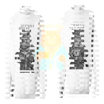 Litter’S Full Cat Ugly Christmas Tri-Blend Sweatshirt | Mazezy