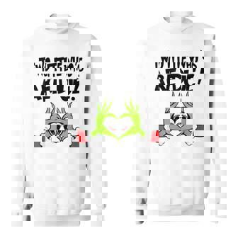 A Little Two Who's Are Due Hat Santa Pregnancy Christmas Sweatshirt | Mazezy