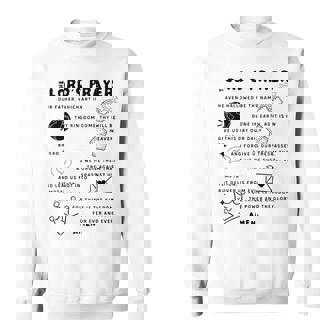 The Lord's Prayer Our Father Prayer God Bible Verse Clothing Sweatshirt | Mazezy