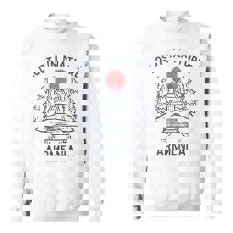 Lost In Nature Vacation Travel Armenia Sweatshirt Unisex | Mazezy