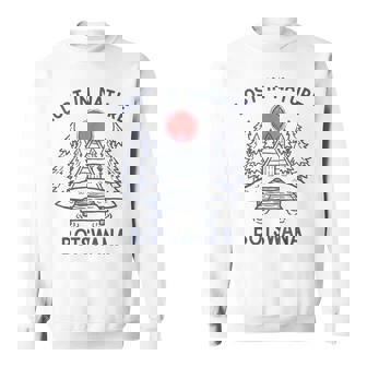 Lost In Nature Vacation Travel Botswana Sweatshirt Unisex | Mazezy