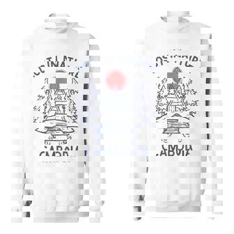 Lost In Nature Vacation Travel Cambodia Sweatshirt Unisex | Mazezy