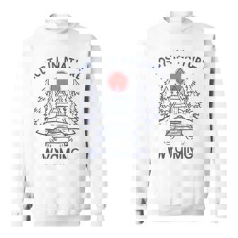 Lost In Nature Vacation Travel Wyoming Tank Top Sweatshirt Unisex | Mazezy