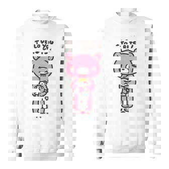 I Love You To Bits Gloomy Bear Sweatshirt - Monsterry