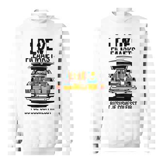 I Love Flea Markets But Jesus Comes Antiques Collecting Sweatshirt Unisex | Mazezy