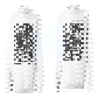 I Love London、クールでレトロなロンドンのファッショングラフィックデザイン。 スウェットシャツ - Kawaiitshirt