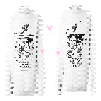 Love You To Pieces Monster Couple Gothic Valentine Horror Tank Top Sweatshirt Unisex | Mazezy