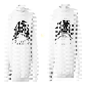 Luanda Angola Southern Africa Luanda Africa Angola Flag Tank Top Sweatshirt Unisex | Mazezy