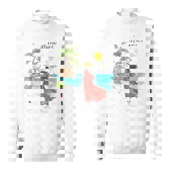 Maldives Beach Vacation Tropical Paradise Summer Sweatshirt Unisex | Mazezy