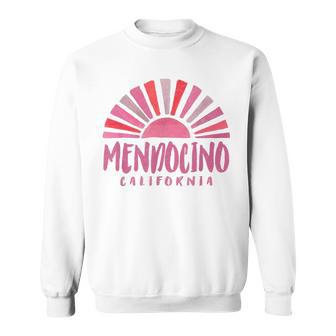 Mendocino California Sunrise Mendocino CA Sweatshirt Unisex | Mazezy