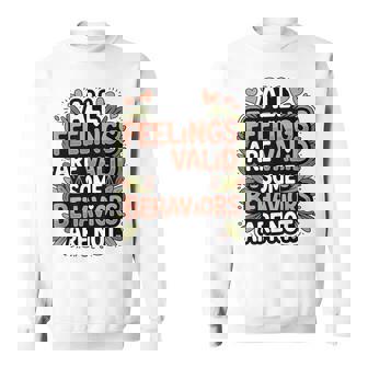 Mental Health Awareness All Feelings Are Valid Be Kind Sweatshirt Unisex | Mazezy