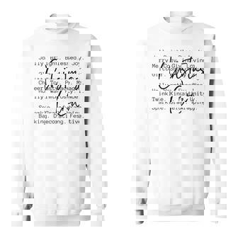 Merry Christmas Crew Family Matching Christmas Xmas Pajama Sweatshirt | Seseable CA