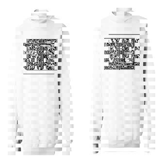 Mf イニシャルm F 名前 姓 オノマスティクス オノマトジー スウェットシャツ - Kawaiitshirt