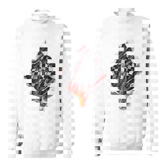 Motorsports Car Racing Checkered Flag And Flames Streetwear Tank Top Sweatshirt Unisex | Mazezy