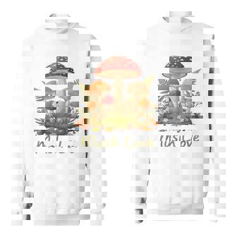Mush Love Cute Mushroom Hippie Forest Nature Fungi Lovers Sweatshirt Unisex | Mazezy