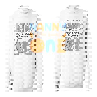 Nanny Of The Sweet One Cookies And Milk Birthday Party Sweatshirt Unisex | Mazezy