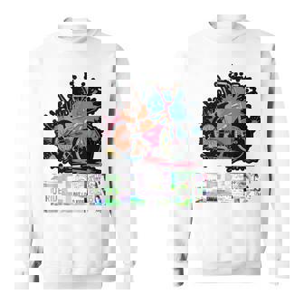 Neon BMX Jumping Silhouette Tank Top Sweatshirt Unisex | Mazezy