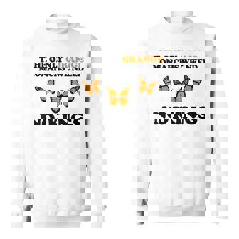 No Kings The ONLY Orange MONACHRS WE Need Butterfly Tank Top Sweatshirt Unisex | Mazezy