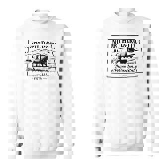 North Dakota The Peace Garden State Est 1889 Sweatshirt Unisex | Mazezy