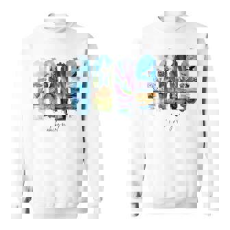 North Nature Adventure Travel Alaska Sweatshirt Unisex | Mazezy