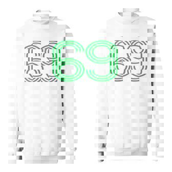 Number 69 シャツ レトロ ユニフォーム ヨーロッパスタイル バックプリント ジャージ スウェットシャツ - Kawaiitshirt