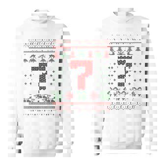 Number 7 Santa Ugly Christmas Sweatshirt - Monsterry