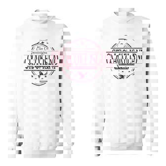 Ocracoke Island North Carolina Ocracoke Island NC Label Sweatshirt Unisex | Mazezy