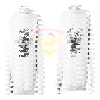 Oh Christmas 6-7 Bee Humor Festive Insect Quote Sweatshirt Unisex | Mazezy