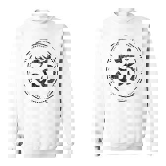 Om スピリチュアルシンボル ヨガ 瞑想 オーム スウェットシャツ - Kawaiitshirt