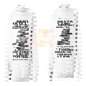 One Day I'Ll Do Amazing Things Today I'Ll Be Satisfied If I Sweatshirt Unisex | Mazezy