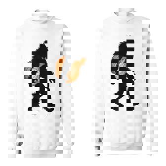 Onion Bigfoot Carrying Vegetable Cryptid Gardening Sasquatch Sweatshirt Unisex | Mazezy